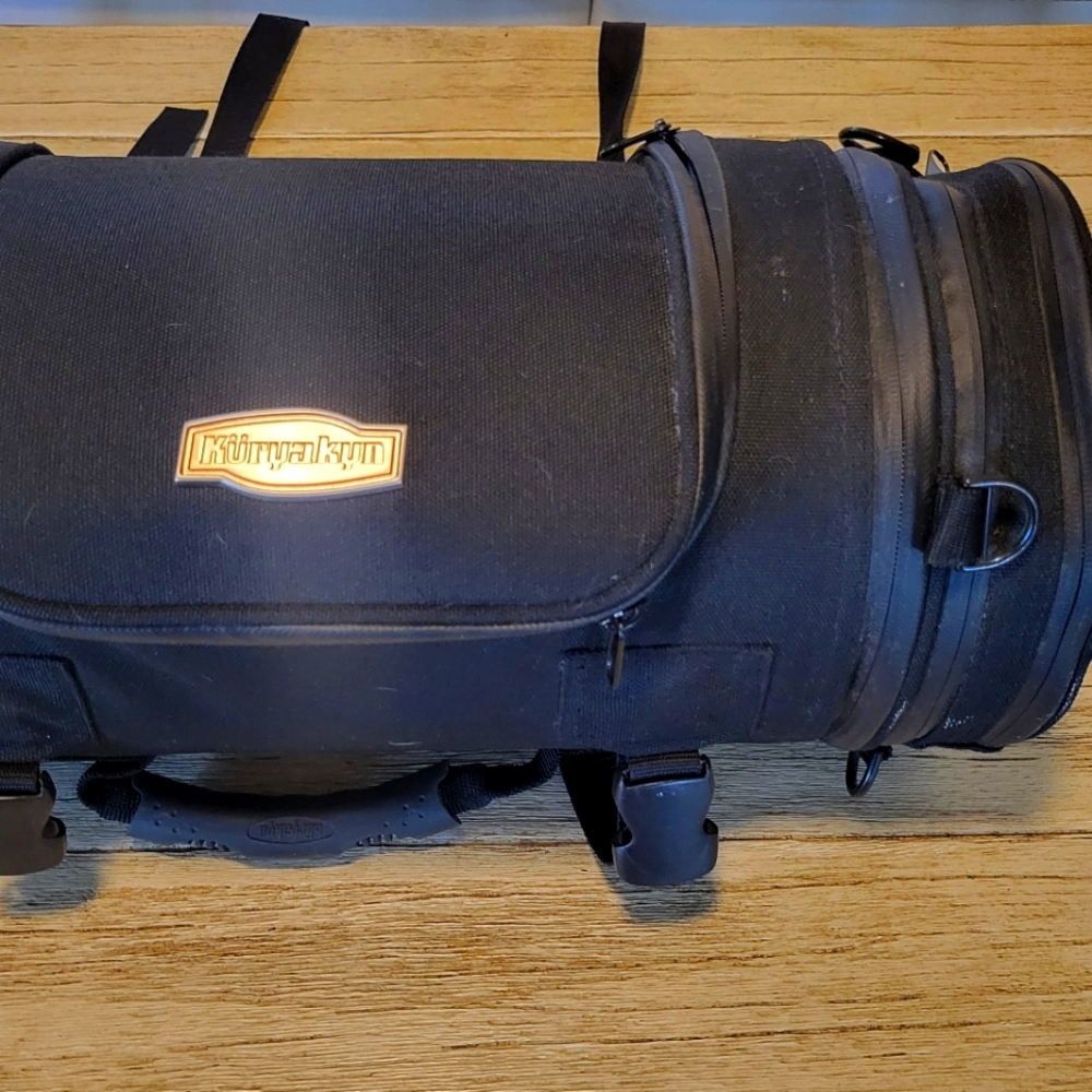 Kuryakyn Deluxe Motorcycle Roll Bag with Waterproof cover